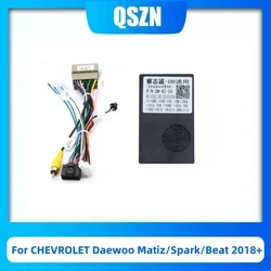 Android Canbus Box GM-RZ-04 For CHEVROLET Daewoo Matiz/ Spark/ Baic/ Beat 2018+ Harness Wiring Power Cables Car Radio Stereo