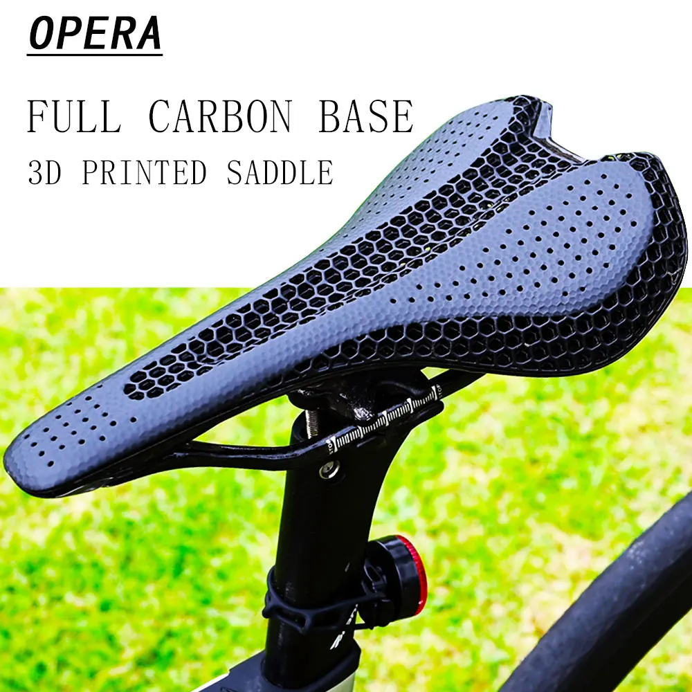 

3D Printed Carbon Saddle for Bike Seating, Triathlon, Road MTB, Mountain Gravel, Cycling Parts Bicycle Cushion Seat Accessories