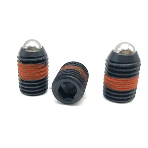 2pcs M8 M10 M12 M16 Light load type Ball plunger Threaded Spring lock pin Positioning beads Wave screw 15mm-25mm Length