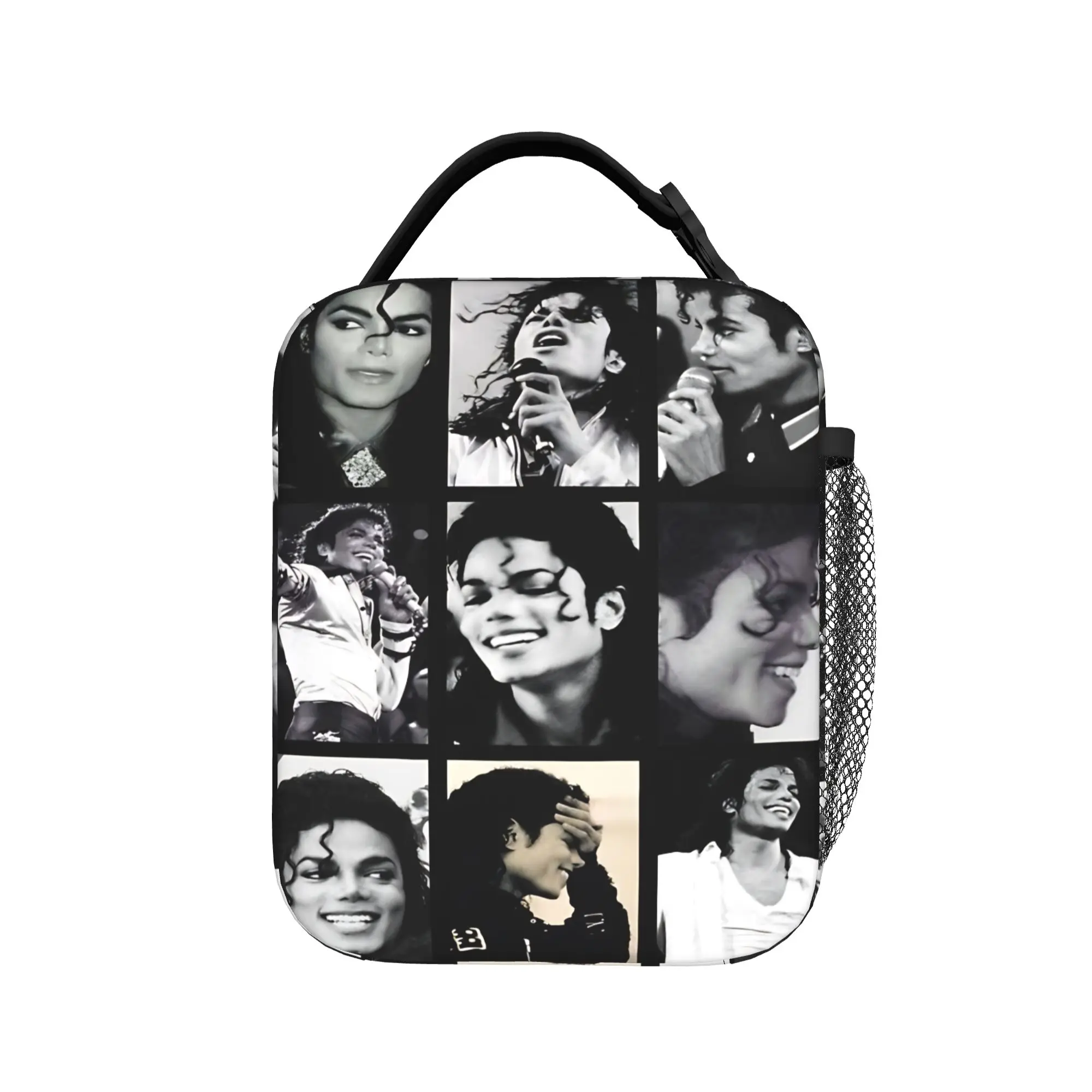 MJ Pop King Insulated Lunch Bag Leakproof M-Michaels Reusable Cooler Bag Lunch Box Tote Beach  Outdoor Food Storage Bags