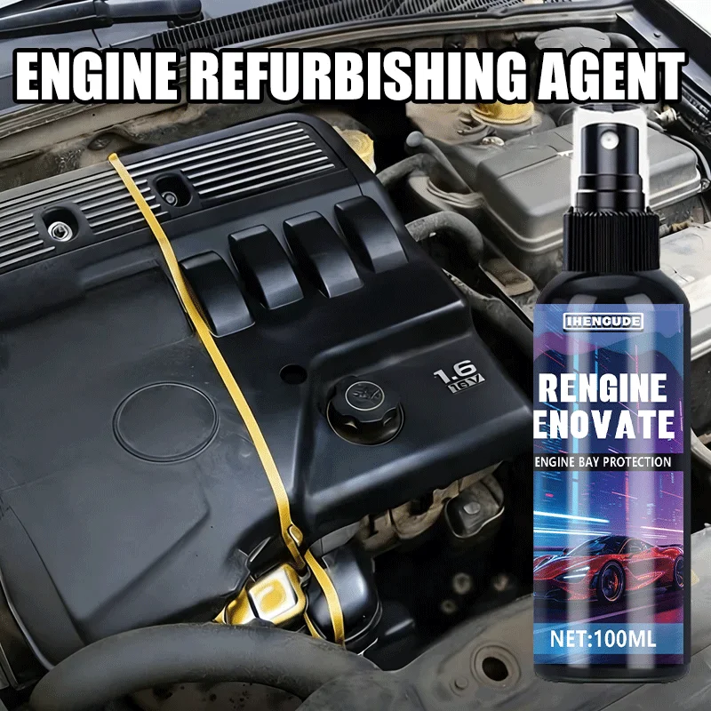 Engine Bay Cleaner Shine Protector Deep Degreaser Heavy Oil Remover Car Engine Compartment Detailing Maintenance Tool