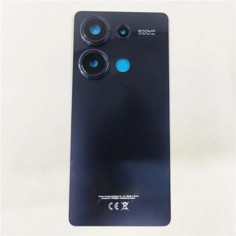 Szklana tylna pokrywa baterii z obiektywem aparatu do Xiaomi Redmi Note 13 Pro 4G — zdjęcie produktu 5