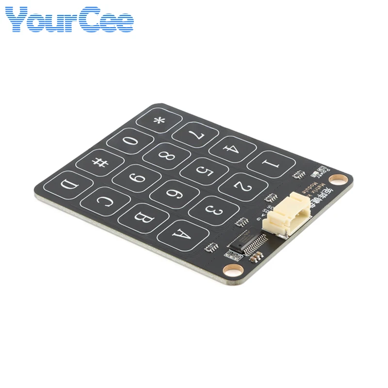 4x4 4*4 Matrix Button Keypad Switch Keyboard Array Module 16 Keys Capacitive Touch Breadboard For Arduino DIY Kit with Cable