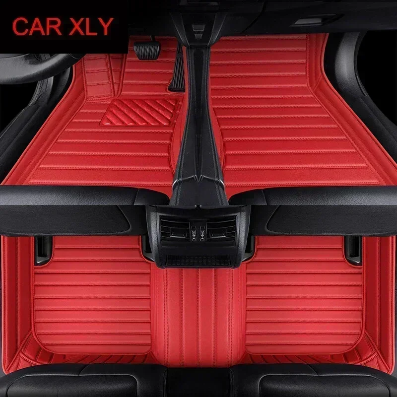 Alfombrilla personalizada de cuero Artificial de alta calidad para coche Peugeot 5008 2017-2023 Hyundai Kona ENCINO i30 2009-12 accesorios para coche