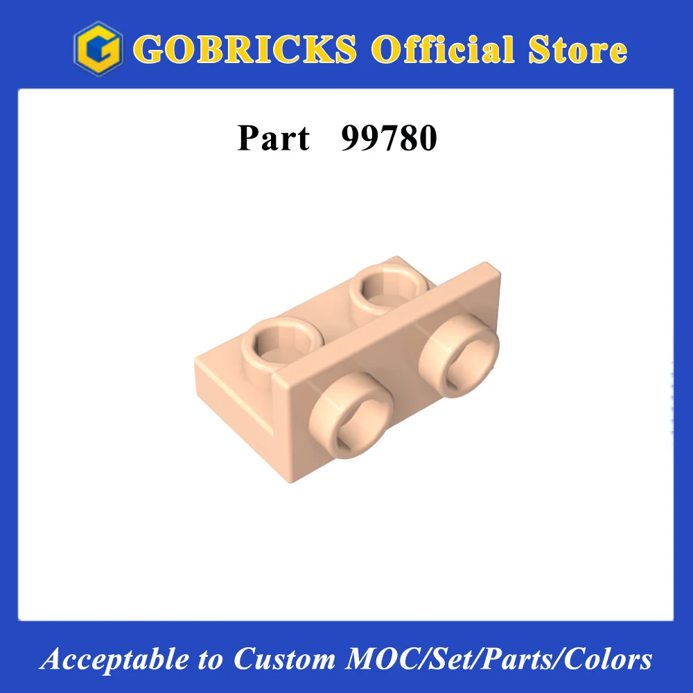 

Gobricks 1 шт. 99780 Детали кронштейна для пластин 1 x 2 - 1 x 2 кирпича Перевернутые строительные блоки Аксессуары Высокотехнологичные кирпичи Детская игрушка
