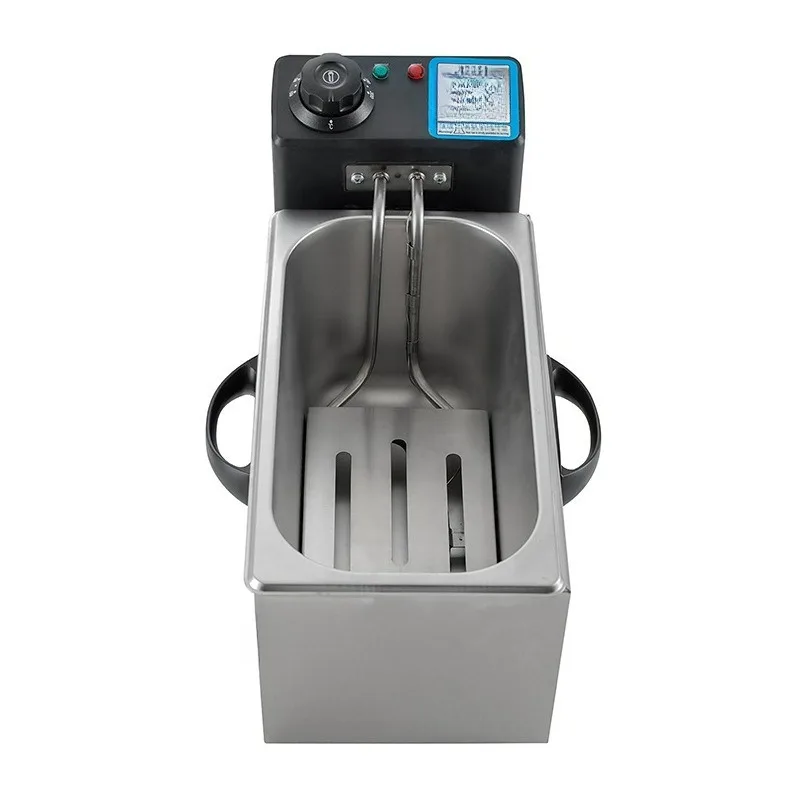 Electric Deep Fryer 4L Crispy Chicken French Fries Adjustable Temp Home Use