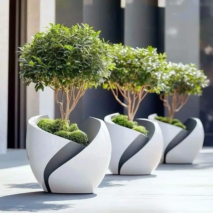 

Fiberglass flowerpot Tree-shaped flowerpot Waiting chair Seat Shopping mall Outdoor special design