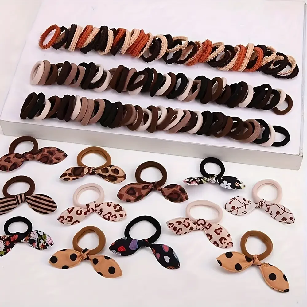 مجموعة مكونة من 80 قطعة من إكسسوارات الشعر البوهيمية للفتيات - ألوان مختلطة مع الزهور والقلوب؛ هدية مثالية لمناسبات مختلفة