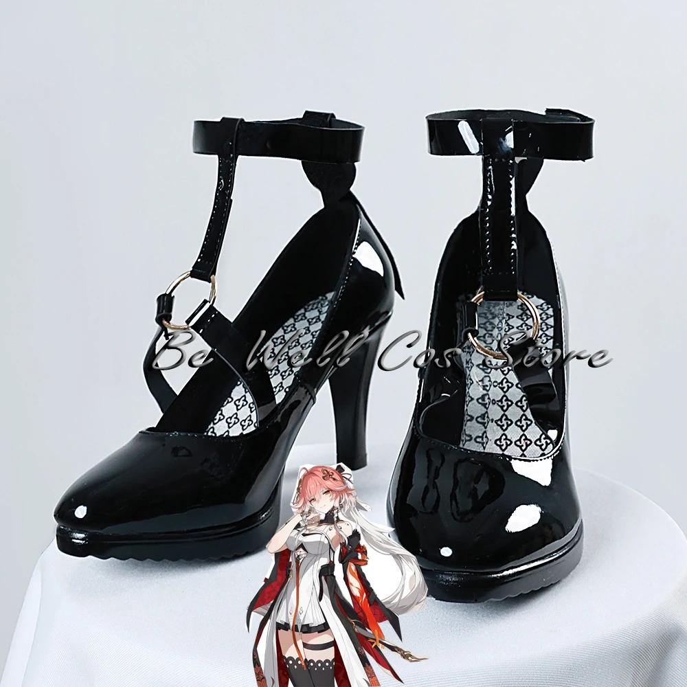 IN STOCK Game Wuthering Waves Changli Cosplay Shoes Anime Chang Li Cosplay Shoes Women Girls Party Role Play Halloween