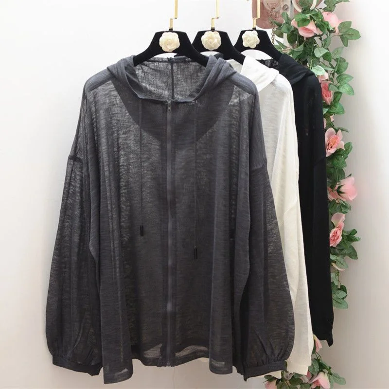 

Летняя повседневная свободная женская одежда больших размеров (до 300 фунтов) для защиты от солнца, рубашка-накидка для кондиционированных помещений, верхняя одежда для женщин, размер 2