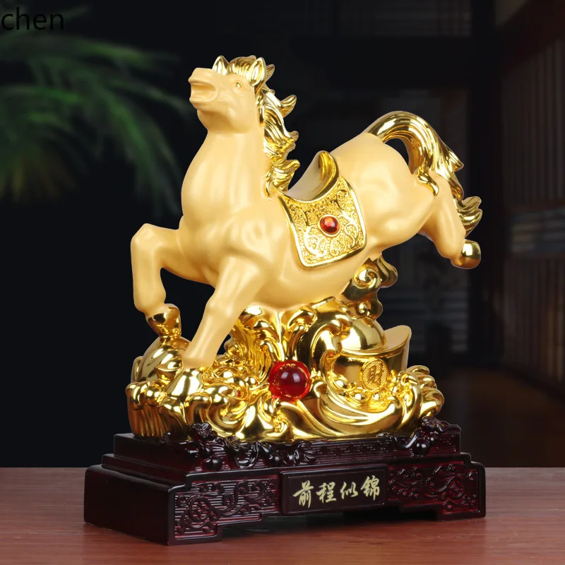 Prosperous Future Horse Ornament Home Living Room Wine Cabinet TV Cabinet Entrance Decoration Office Opening Gift