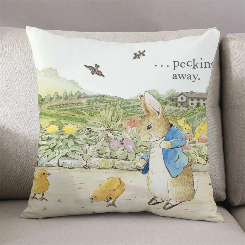 Car Decoration P-Peter-RabbitS Decorative Pillowcase for Pillow Cases Decorative Pilow Covers for Bed Pillows Hyunjin Home Sofa