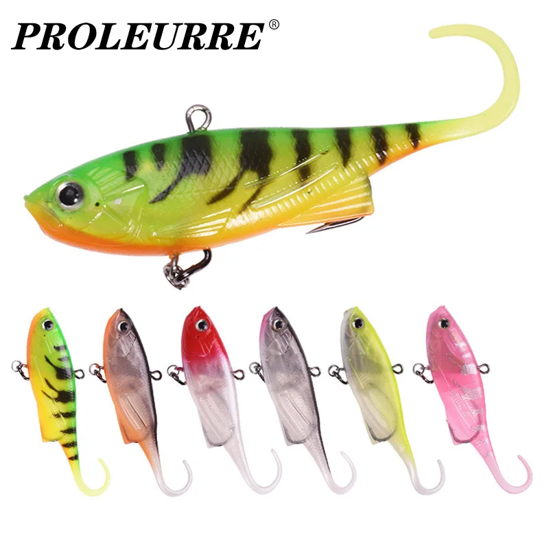 

1PCS Winter VIB Silicone Fishing Lure Noise Ball Vibration Wobblers Diving Soft Bait Artificial Crankbait Sea Fishing Bass Baits