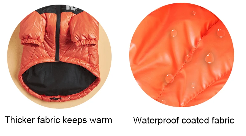 Warme Hundekleidung für den Winter, kältebeständig, Hundejacke für kleine und mittelgroße Hunde, verdickte, winddichte Welpenkleidung, Chihuahua – Detail 6