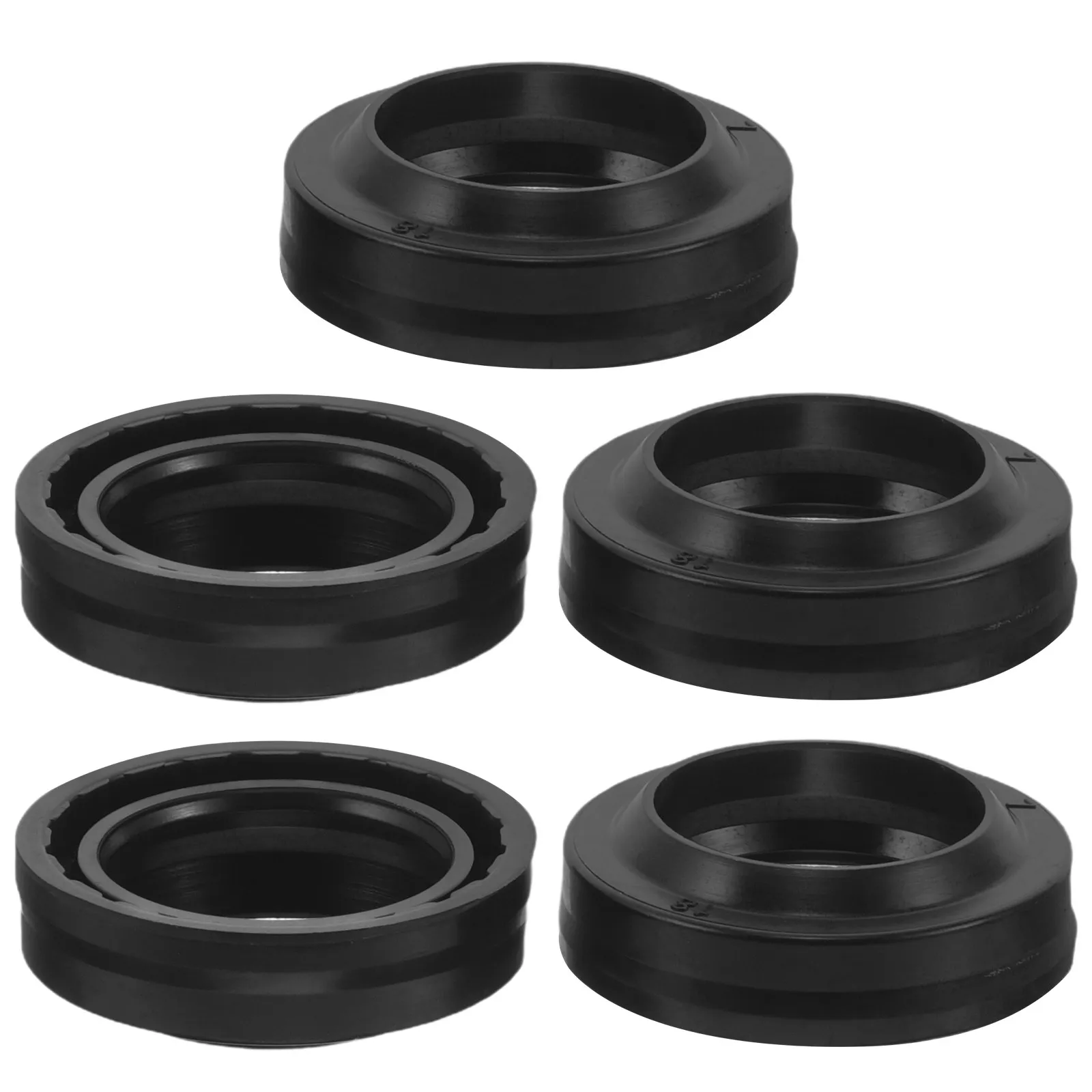 5Pcs Tire Changer Cylinder Oil Seal Kit Enhanced Hydraulic Seal Ring Noise Reduction Bead Breaker Machine Parts Repair