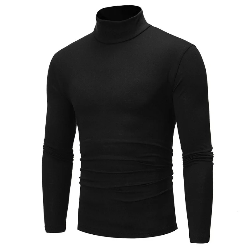 

Autumn Winter clearance sale Men Thermal Underwear Thermal Shirt Men's Winter Tights High Neck Thin Slim Fit Long Sleeve T-shirt