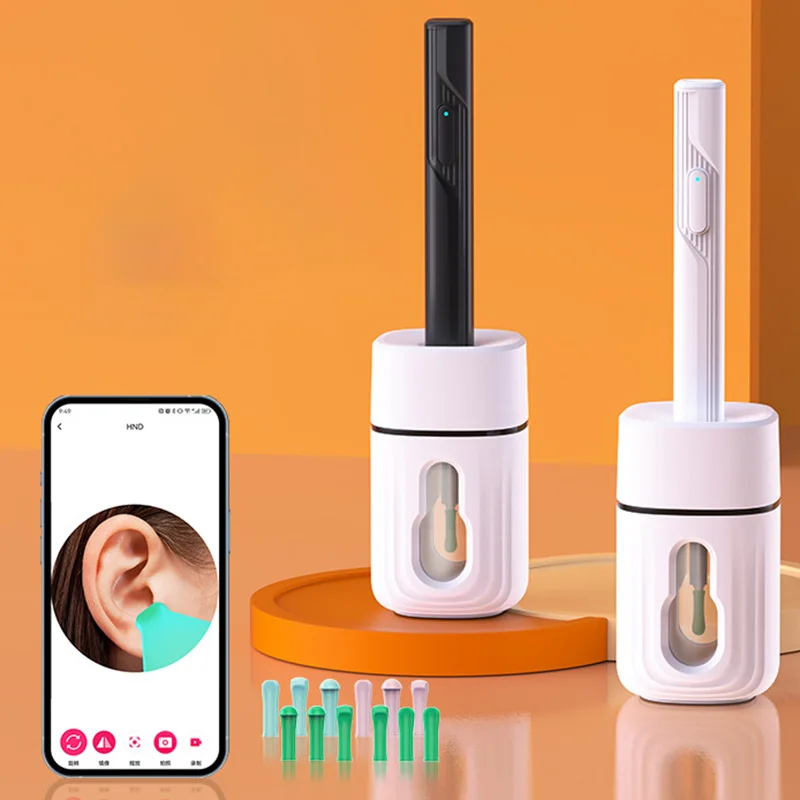 New  Smart Visual Ear Sticks Otoscope Ear Cleaner High Precision Ear Wax Removal Tool Mini Camera Health Care Ears Cleaner