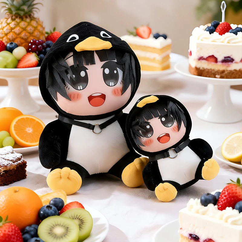 

40cm Cute Gugu Gaga Gugugaga Doll Anime Girl in Penguin Onesie Plush Toy Soft Endministrator‌ Cute Game Anime Plushie for Fans
