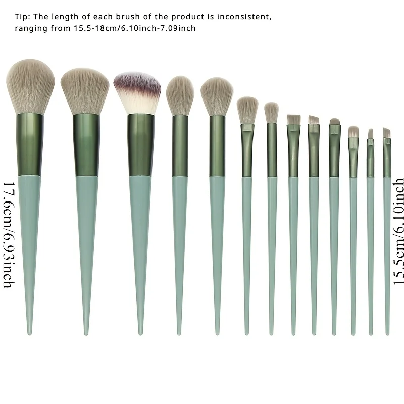 13-teiliges Make-up-Pinsel-Set, Pinselhaar, Lidschatten, Foundation-Make-up, Pinselhaar, Pinsel-Make-up, komplettes Set mit Beauty-Tools