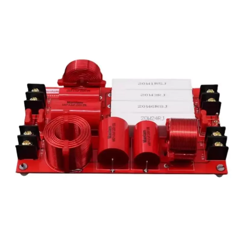 

Best-Hifi Audio Speaker Crossover 2 Way Frequency Divider 250W Treble Stereo Dual Filter Circuit Board Combiner Divider