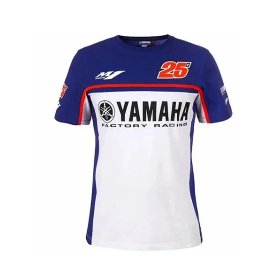 Yamaha style T-shirts, outdoor cycling apparel, quick-drying off-road mountain bike apparel, motorcycle downhill apparel.