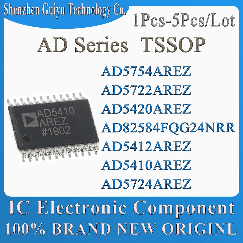 1 Pcs-5 Pcs/Lot AD5754AREZ AD5722AREZ AD5420AREZ AD82584FQG24NRR AD5412AREZ AD5410AREZ AD5724AREZ AD5724 AD5412 AD5754 IC Chip