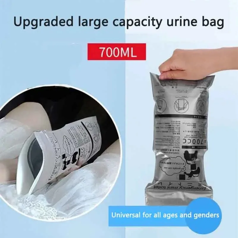 Car Emergency Urine Bag Disposable Urine Bag Traffic Jam Unisex Portable Toilet Car Emergency Urine Bag image 4
