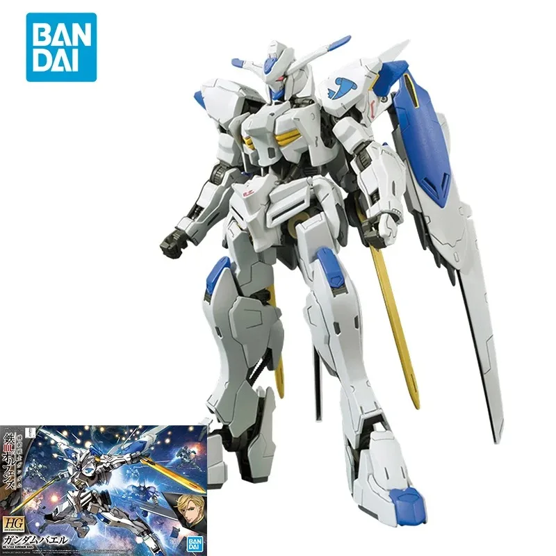 Bandai Original GUNDAM HG IBO 1/144 GUNDAM BAEL Anime Action Figure Assembly Model Toys Collectible Model Gifts for Kids