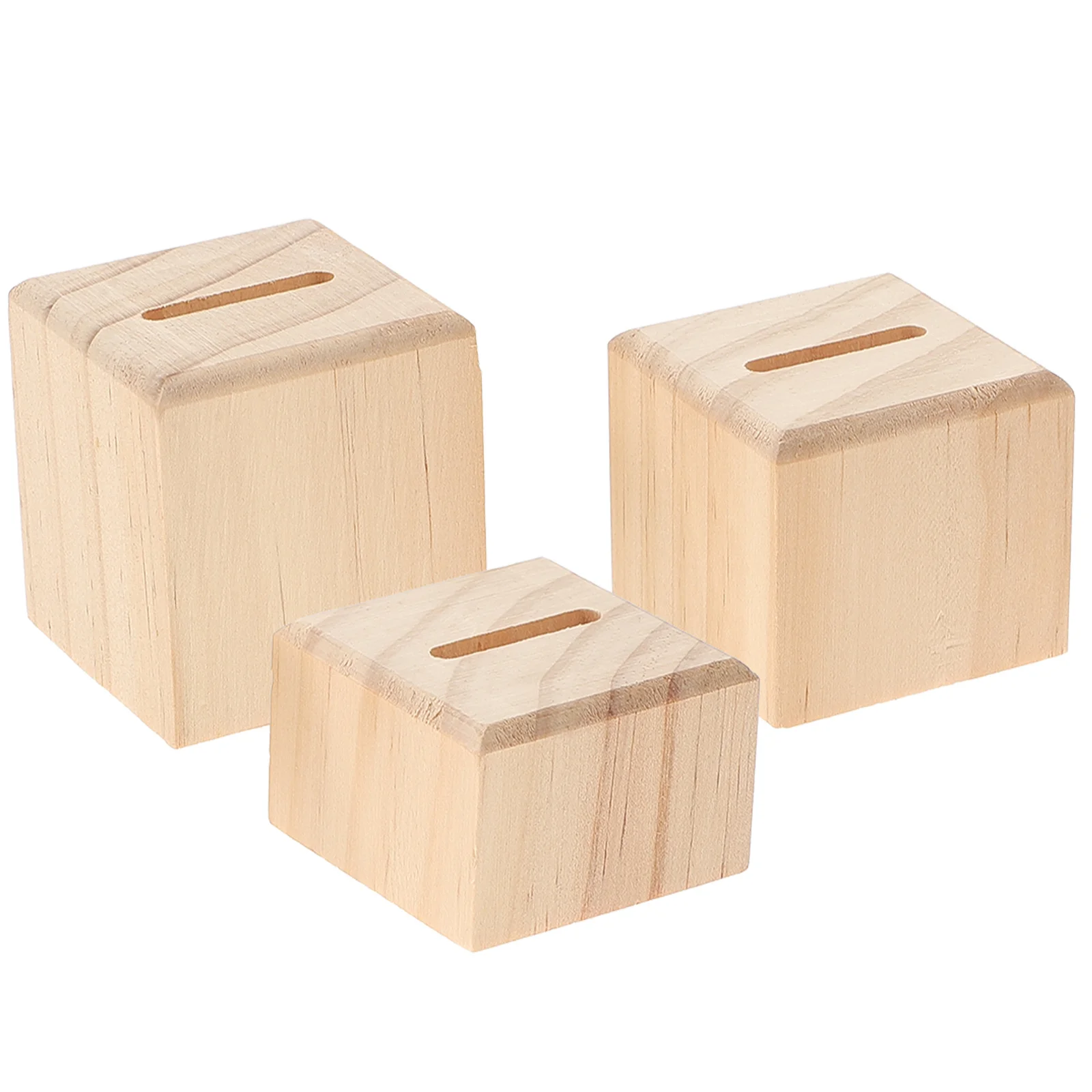 

3pcs Wooden Display Stand Holder For Jewelry Storage, Desktop Organizer, Display Base, Wooden Ring Holder, Jewelry Stand, Ring