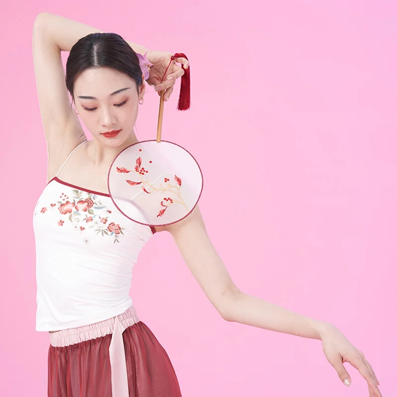 

Classical Dance Vest Women Dancer Practice Wear Fairy Clothes Stage Costume Festival Clothing Chinese Dance Costume JL4421