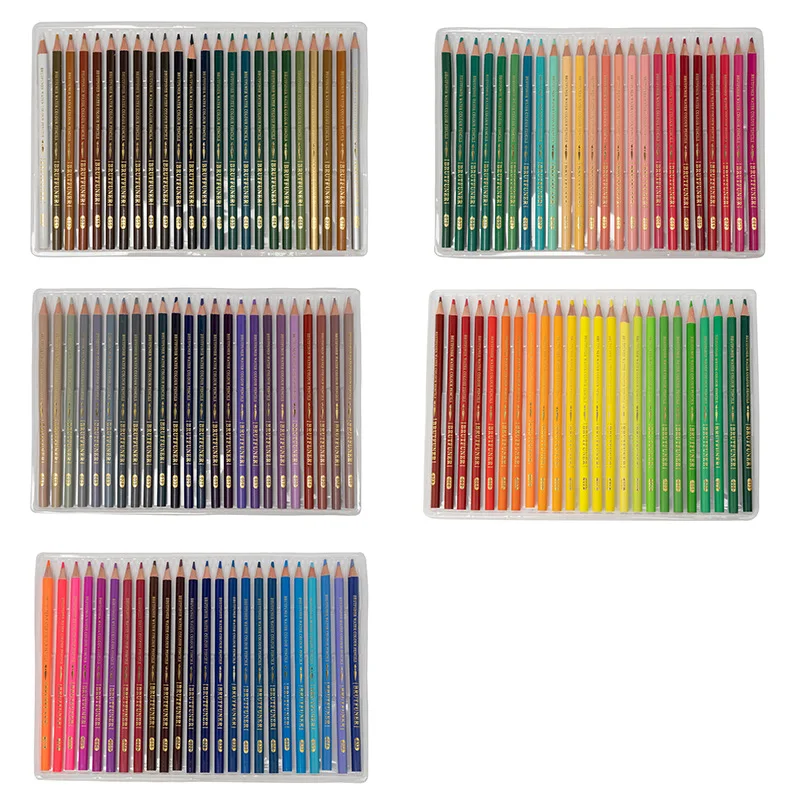 Imagem -04 - Brutfuner-lápis Aquarela Profissional Conjunto de 120 Lindos Efeitos de Mistura Molhados ou Secos Ideal para Livro de Colorir