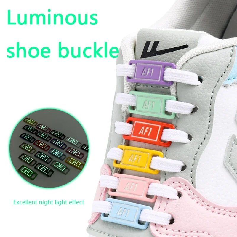 Luminous Shoe Decoration Night party dance AF1 Shoelace Buckle Luxurious Accessories Man And Woman For Sneakers 1 Pair