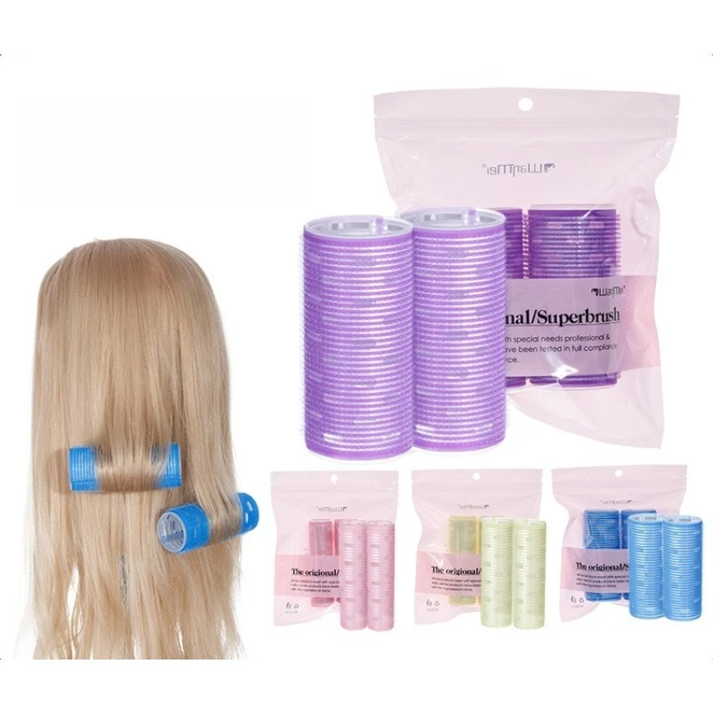 Internet celebrity figure eight side face modification lengthened aluminum sheet fluffy hair roll bangs roll air curling iron
