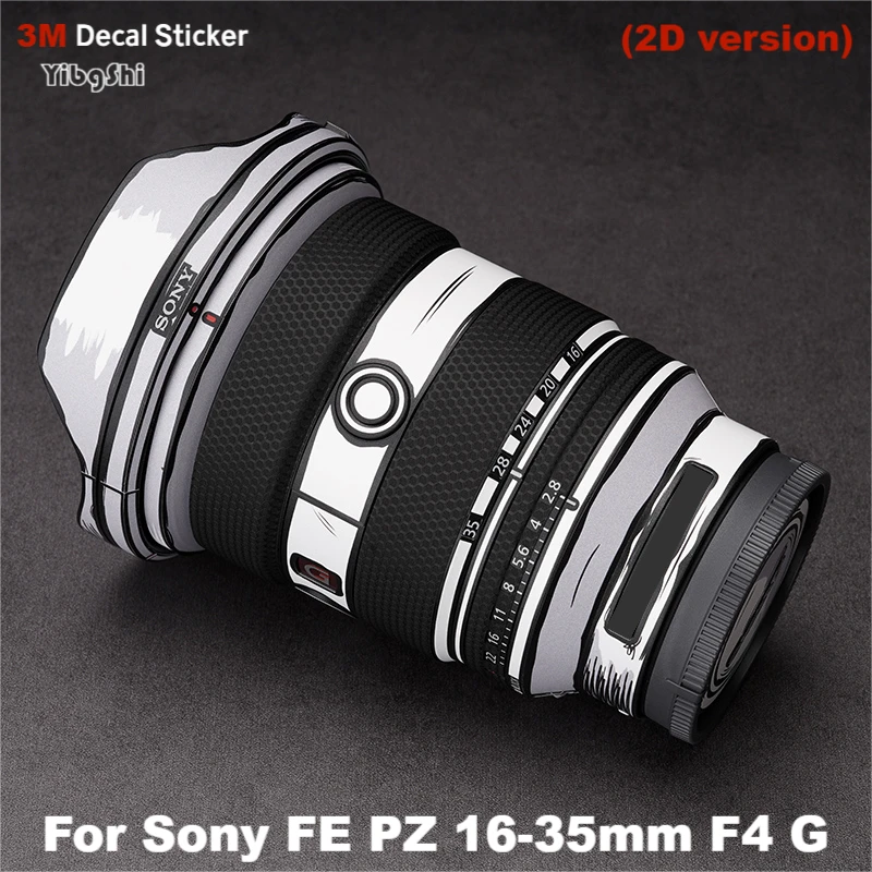 

Stylized Decal Skin For Sony FE PZ 16-35mm F4 G Camera Lens Sticker Vinyl Wrap Anti-Scratch Film PZ16-35 16-35 F/4 F/4G F4G