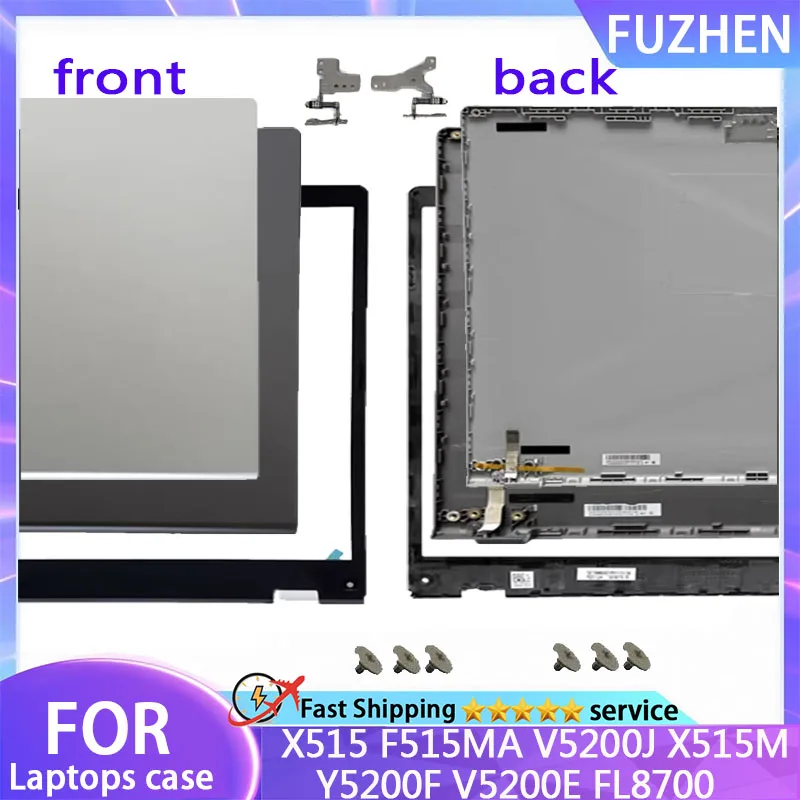 

NEW For ASUS VivoBook X515 F515MA V5200J X515M Y5200F V5200E FL8700 Laptop LCD Rear Cover/Front Frame/hinge/Top Cover