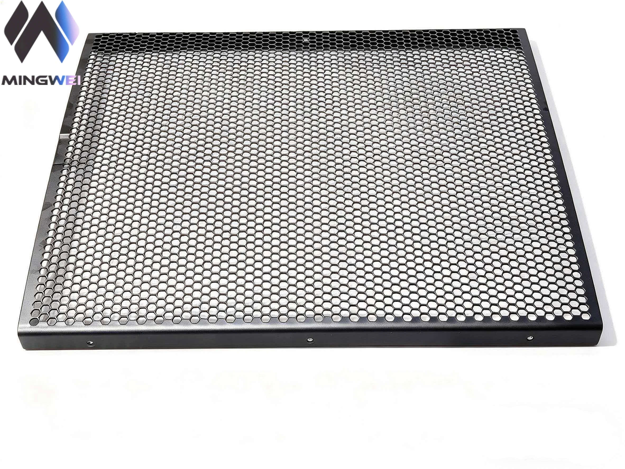 18 Inch Single Subwoofer Speaker Grill 568Lx500x40mm Hexagonal Hole 1 5mm Thick Paint Spray Customizable