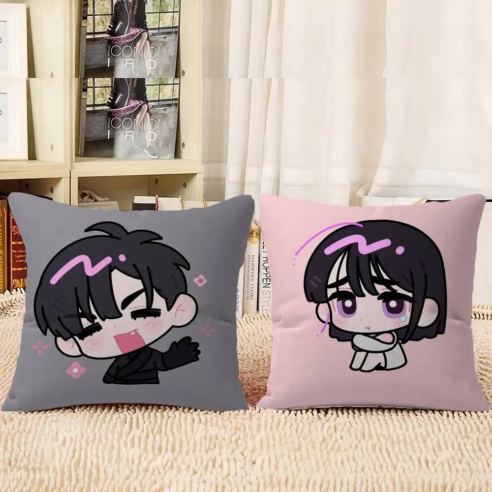 

Anime ALIEN STAGE Cushion Cover Car Throw Pillow Case For Sofa Car Christmas Gift 40x40cm 45x45cm