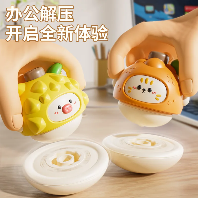 

New Fruit Gyro Collision Turnaround Le Boy Interactive Cute Kids Toys Kindergarten Gifts Gifts Wholesale