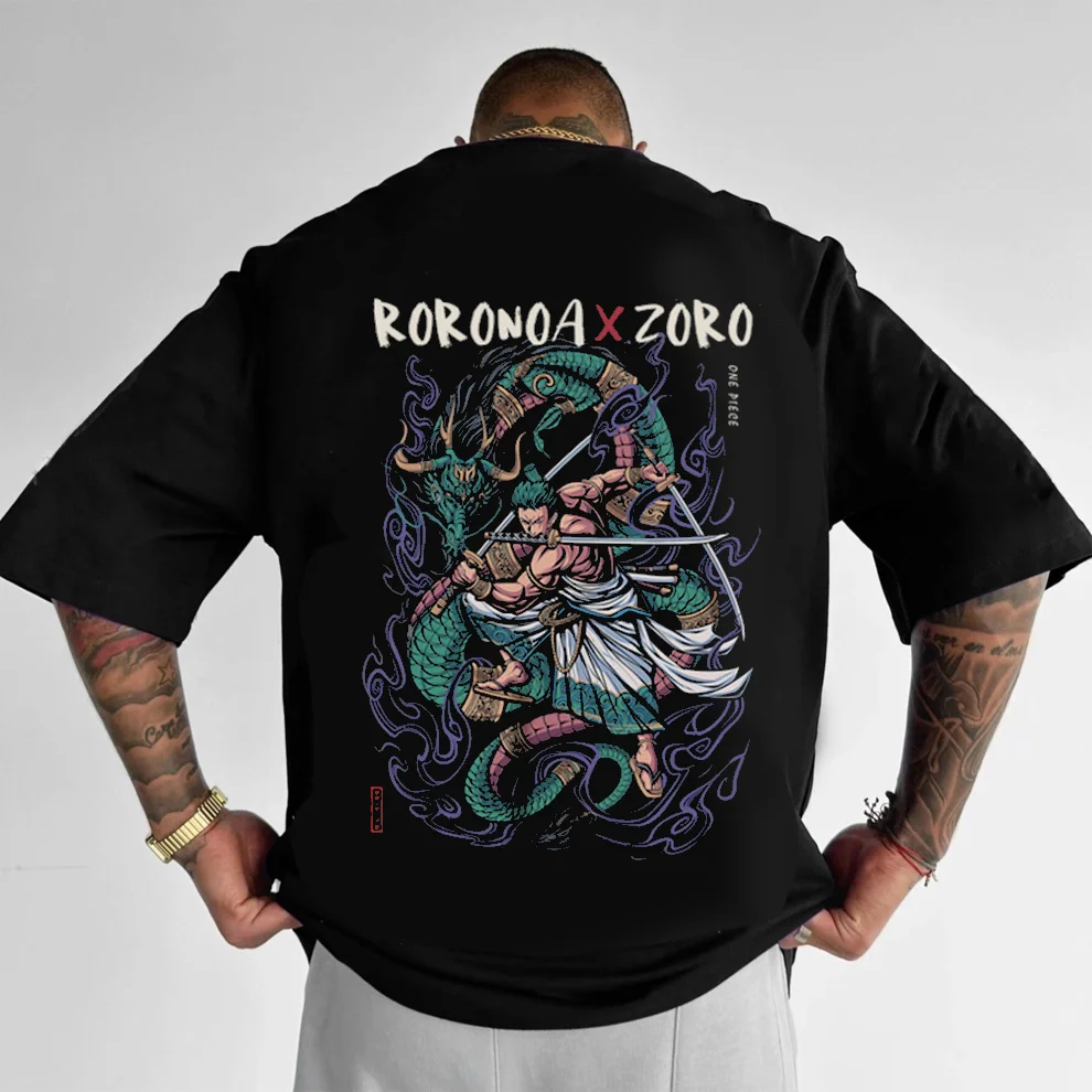 

Anime One Piece Zero Graphic T Shirts Men's Clothing Oversized Summer Harajuku Loose Cotton Women's Short Sleeve Tee Tops Y2k
