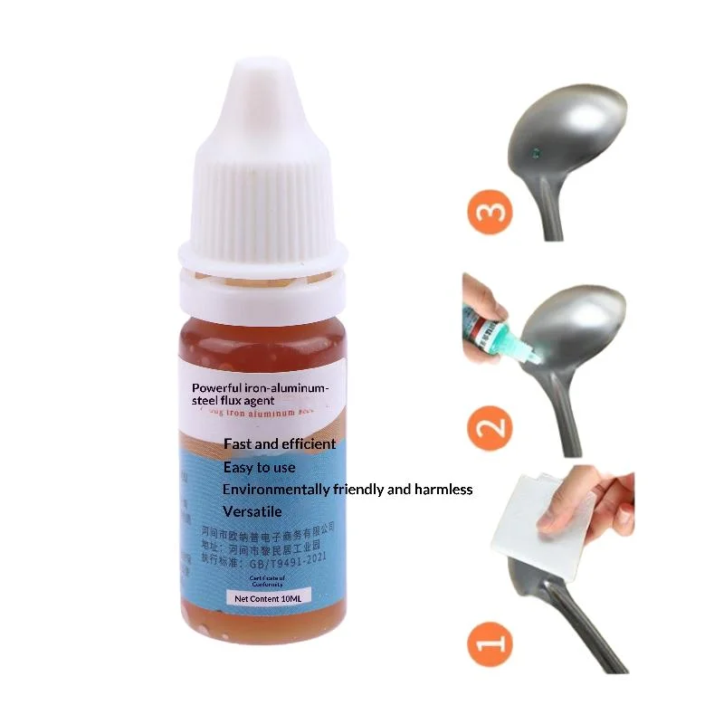 10ml Soldering Flux No Water Cleaning 18650 Battery Soldering Liquid Aluminum Metal Electronics Copper Soldering Flux view 2