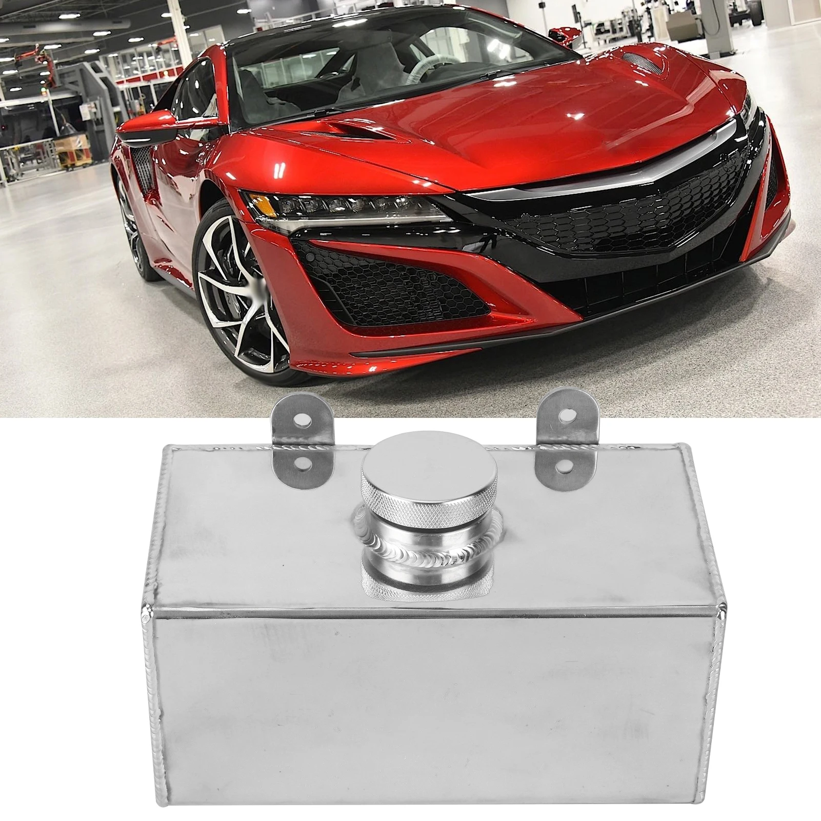 

Бачок омывателя лобового стекла 2 л, полированный, для интеркулера, алюминиевый, автозапчасти