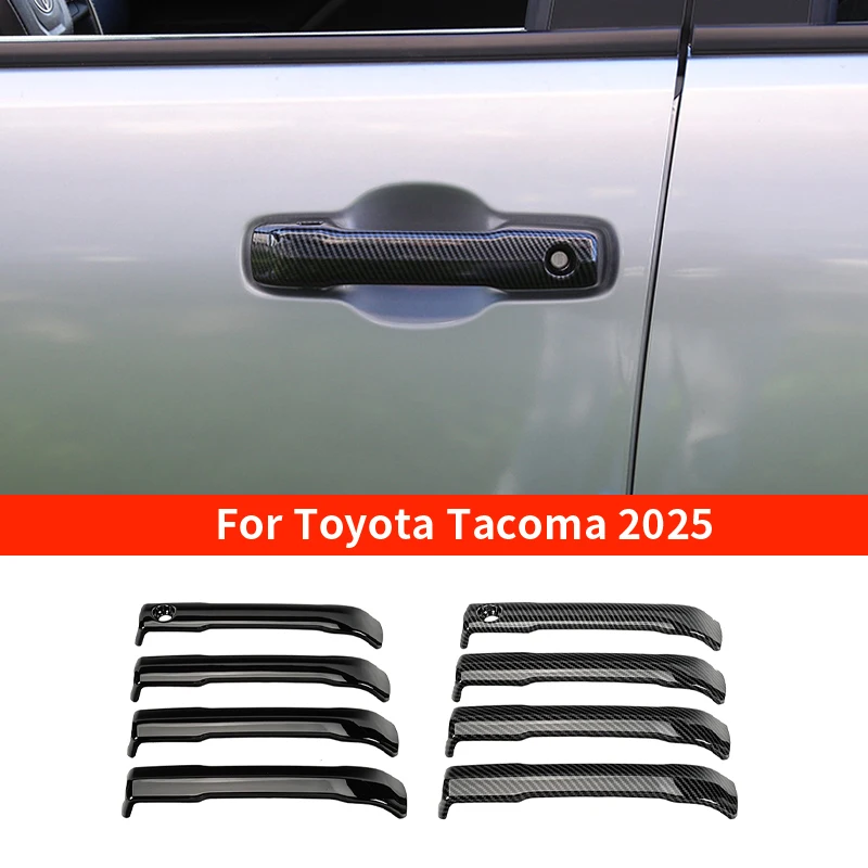 

Outer Door Handle Cover Stickers For Toyota Tacoma 2025 Handle Protection Trim Sticker Modified Upgrade Car Accessories 4pcs