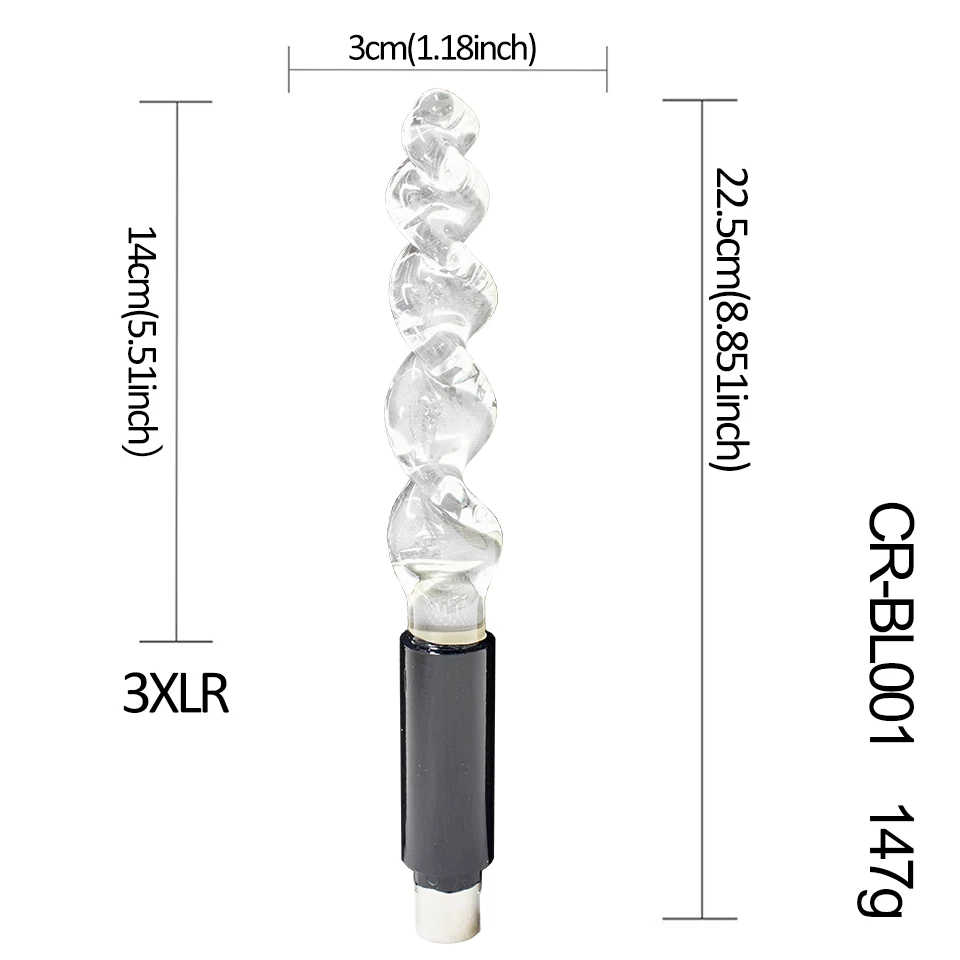 FREDORCH Crystal Glass Dildos Penis Glass Beads Anal Butt Plug Erotic ，Sex Machine Attachment 3XLR for Women Couple