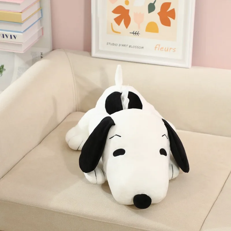 

Miniso Kawaii Snoopy плюшевая кукла, коробка для хранения бумажных полотенец, пылезащитный чехол, украшения для дома, лучшие подарки на день рождения для мальчиков и девочек