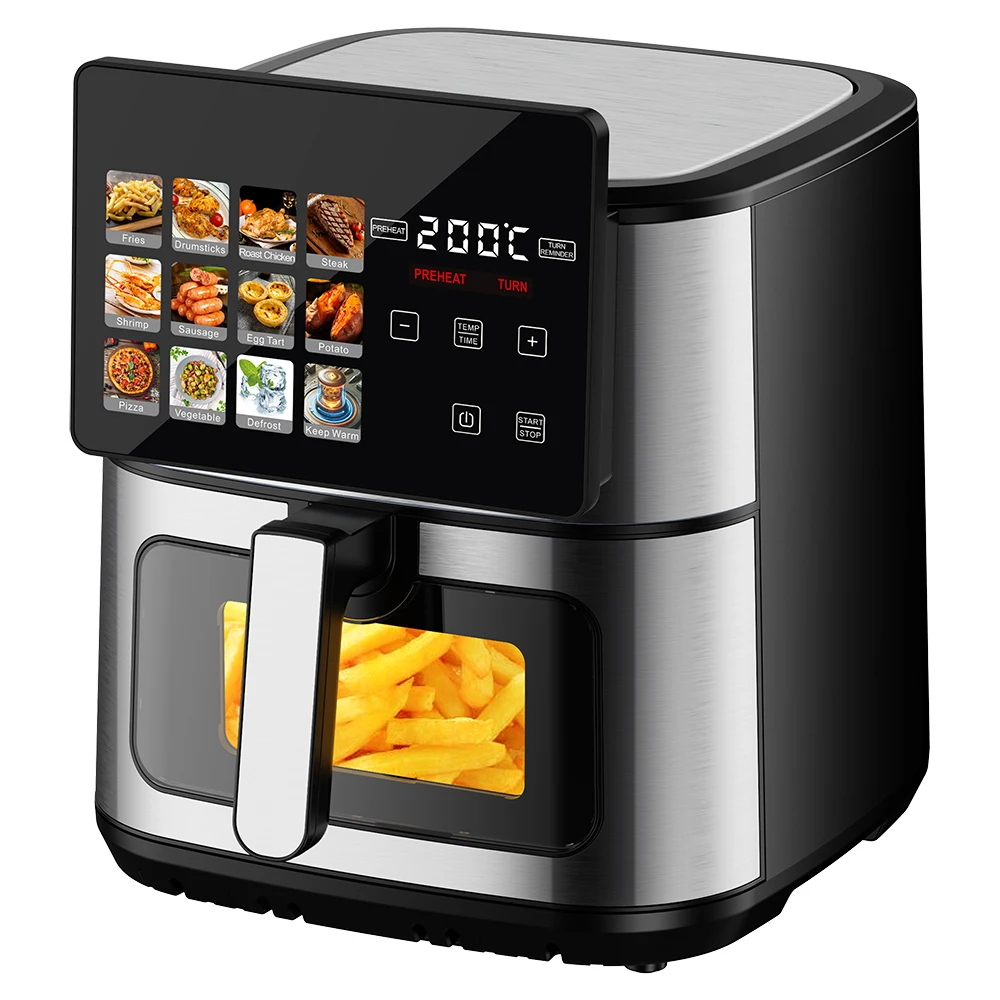 8L Stainless Steel Digital Electric Cooking Oven 2 In 1 Multifunctional Baking Household Accessory