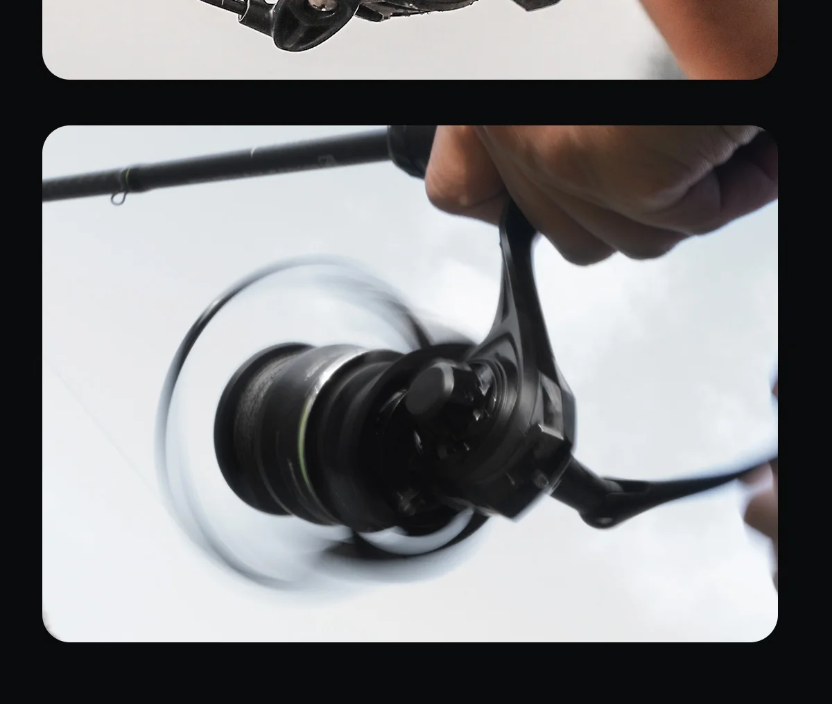 HANDING M1 Pro Spinnrolle Korrosionsbeständige Meerwasser-Angelrolle 9+1 Kugellager 15KG Max Bremskraft für Großfisch-Angeln – Detail 27