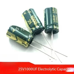 5PCS 25V 1000uF Sanyo High Frequency Low Impedance Power Supply Aluminum Electrolytic Capacitor Volume 10*17