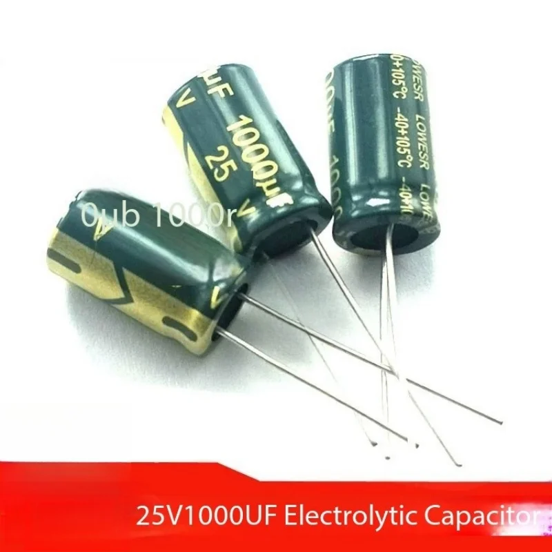 5PCS 25V 1000uF Sanyo High Frequency Low Impedance Power Supply Aluminum Electrolytic Capacitor Volume 10*17