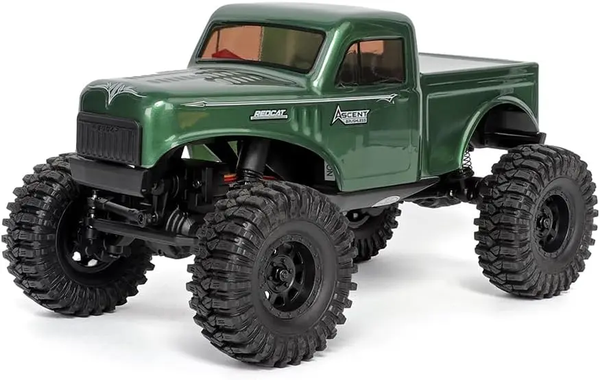 

Радиоуправляемый внедорожник-краулер 4WD в масштабе 1/18 с водонепроницаемым ESC, LiPo аккумулятором, портальными мостами - готов к заезду, зеленый
