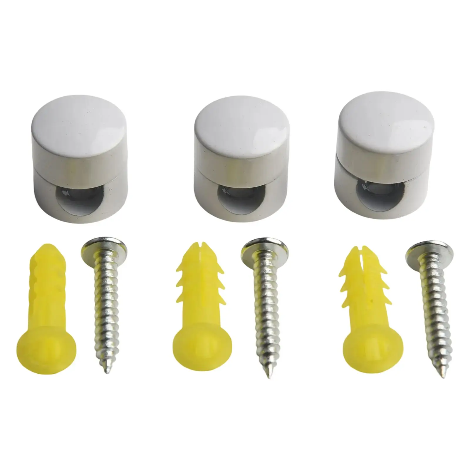 3pcs Metal Cord Holders Cable Anchors Wire Organizer for Neat Cable Routing and Secure Mounting on Various Surfaces
